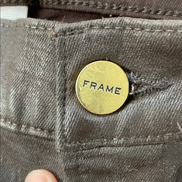Frame Denim Brown Skinny Pants - Picture 10 of 14